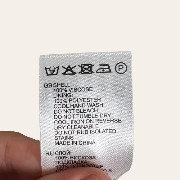 Reiss Hope Scarf Print Halter Wrap Dress Size 6 - Picture 10 of 13